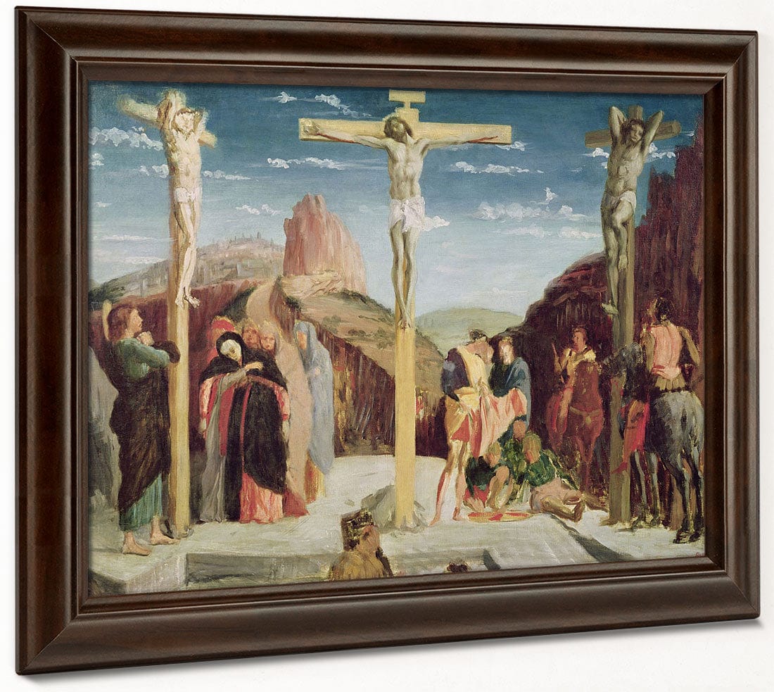 Calvary, After A Painting By Andrea Mantegna (1431 1506) (Oil On Canvas) By Edgar Degas - Image 4
