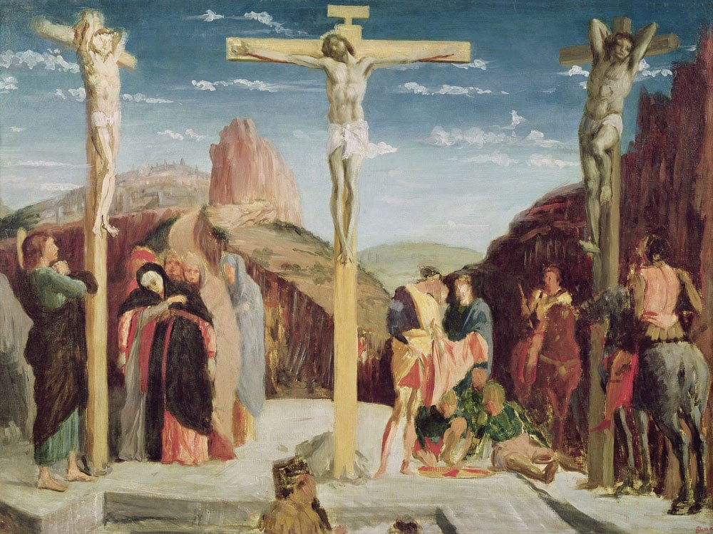 Calvary, After A Painting By Andrea Mantegna (1431 1506) (Oil On Canvas) By Edgar Degas - Image 5