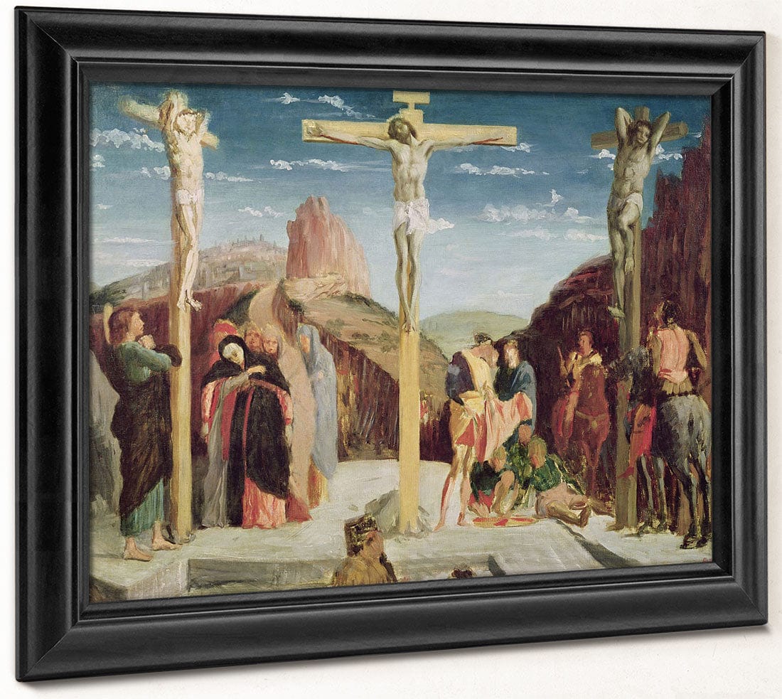 Calvary, After A Painting By Andrea Mantegna (1431 1506) (Oil On Canvas) By Edgar Degas - Image 6