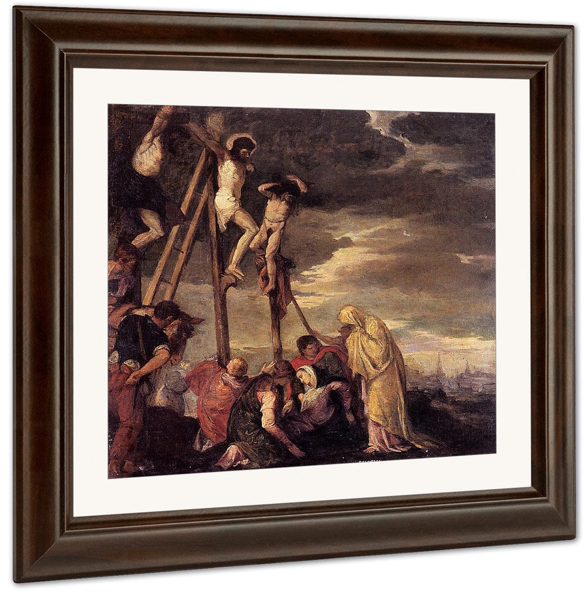 Calvary After Veronese 1858 By Berthe Morisot - Image 3