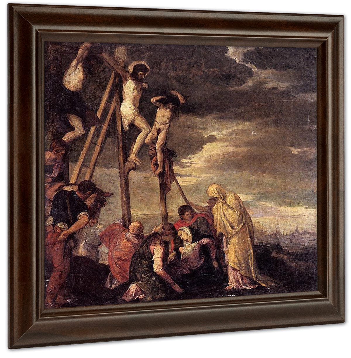 Calvary After Veronese 1858 By Berthe Morisot - Image 4