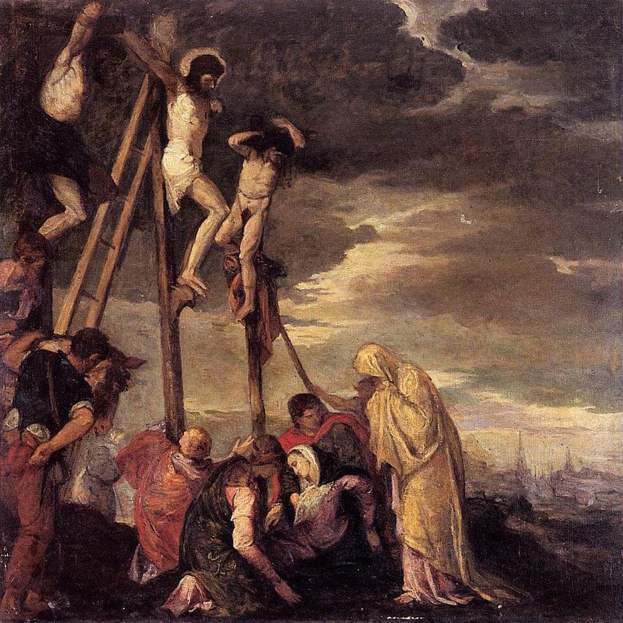 Calvary After Veronese 1858 By Berthe Morisot - Image 5
