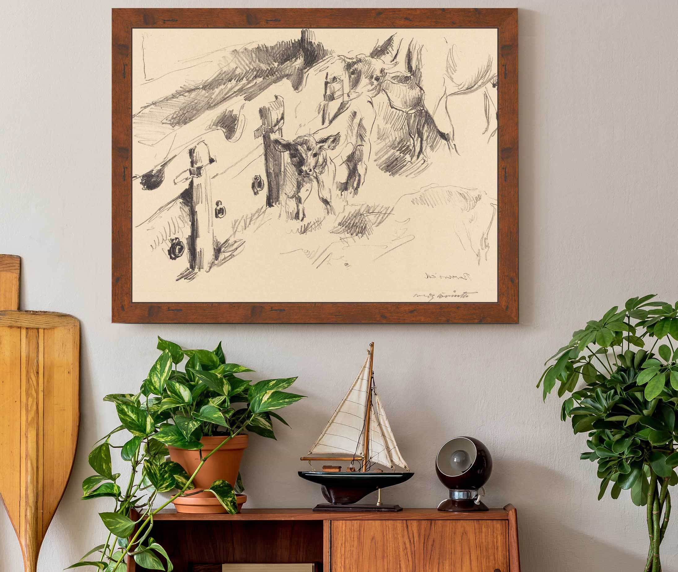 Calves Kalber by Lovis Corinth - Image 3