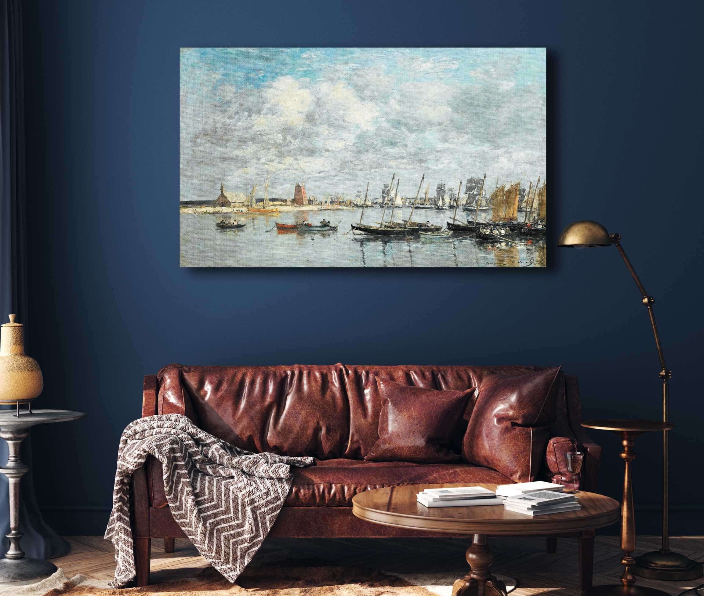 Camaret Le Port by Eugene Boudin - Image 4