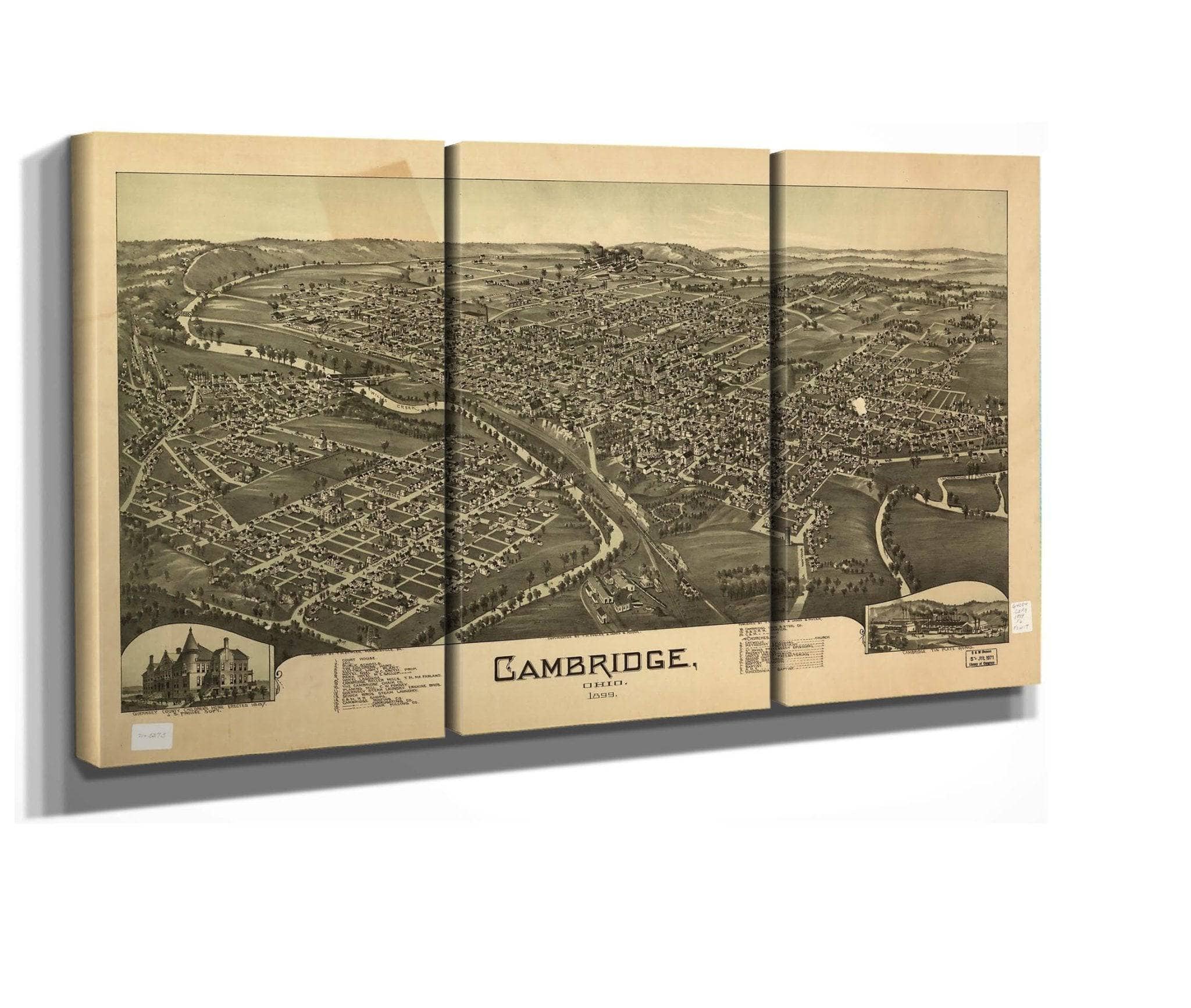 Cambridge Ohio 1899 State Of Ohio - Image 7