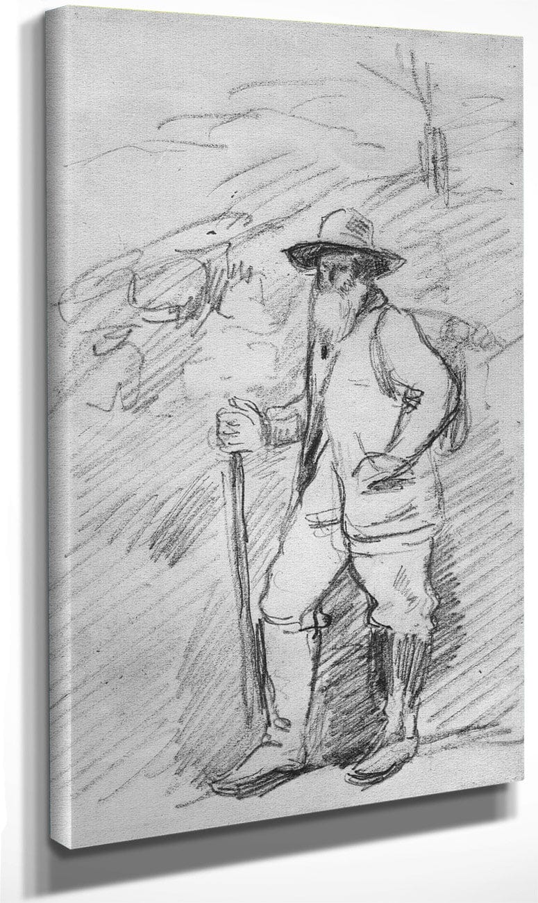 Camille Pissarro By Paul Cezanne