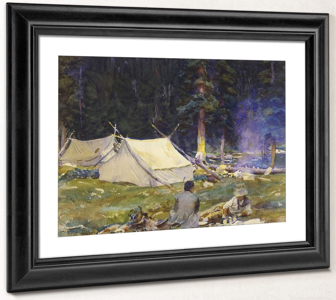 Camping Near Lake O'hara By John Singer Sargent - Image 2