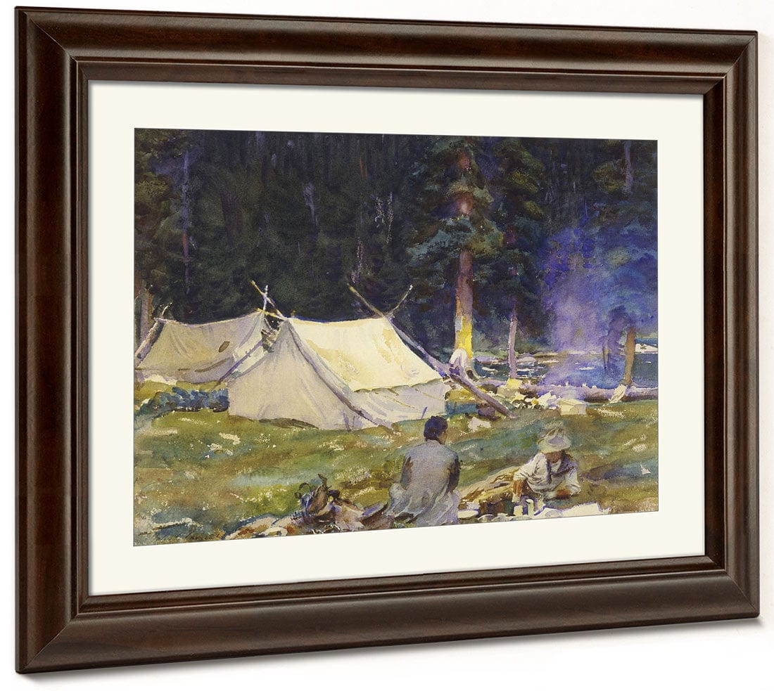 Camping Near Lake O'hara By John Singer Sargent - Image 3