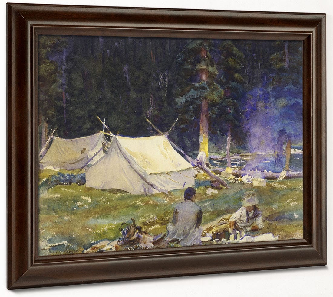 Camping Near Lake O'hara By John Singer Sargent - Image 4
