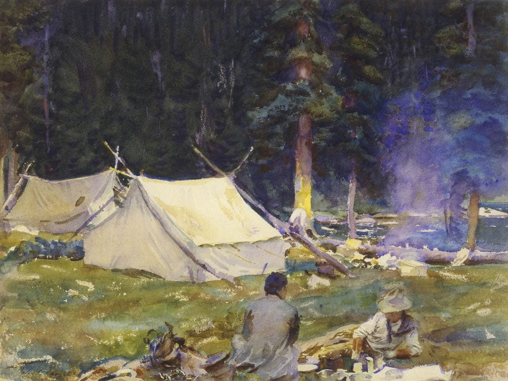 Camping Near Lake O'hara By John Singer Sargent - Image 5