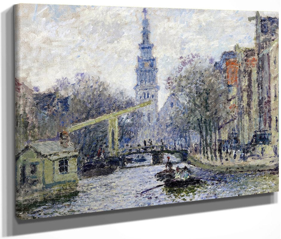 Canal, Amsterdam By Claude Monet