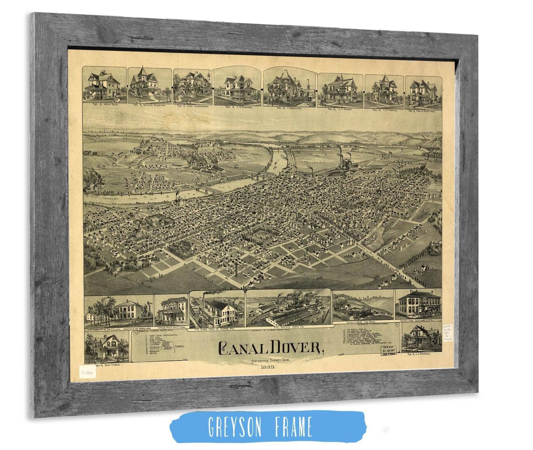 Canal Dover Tuscarawas County Ohio 1899 State of Ohio - Image 6