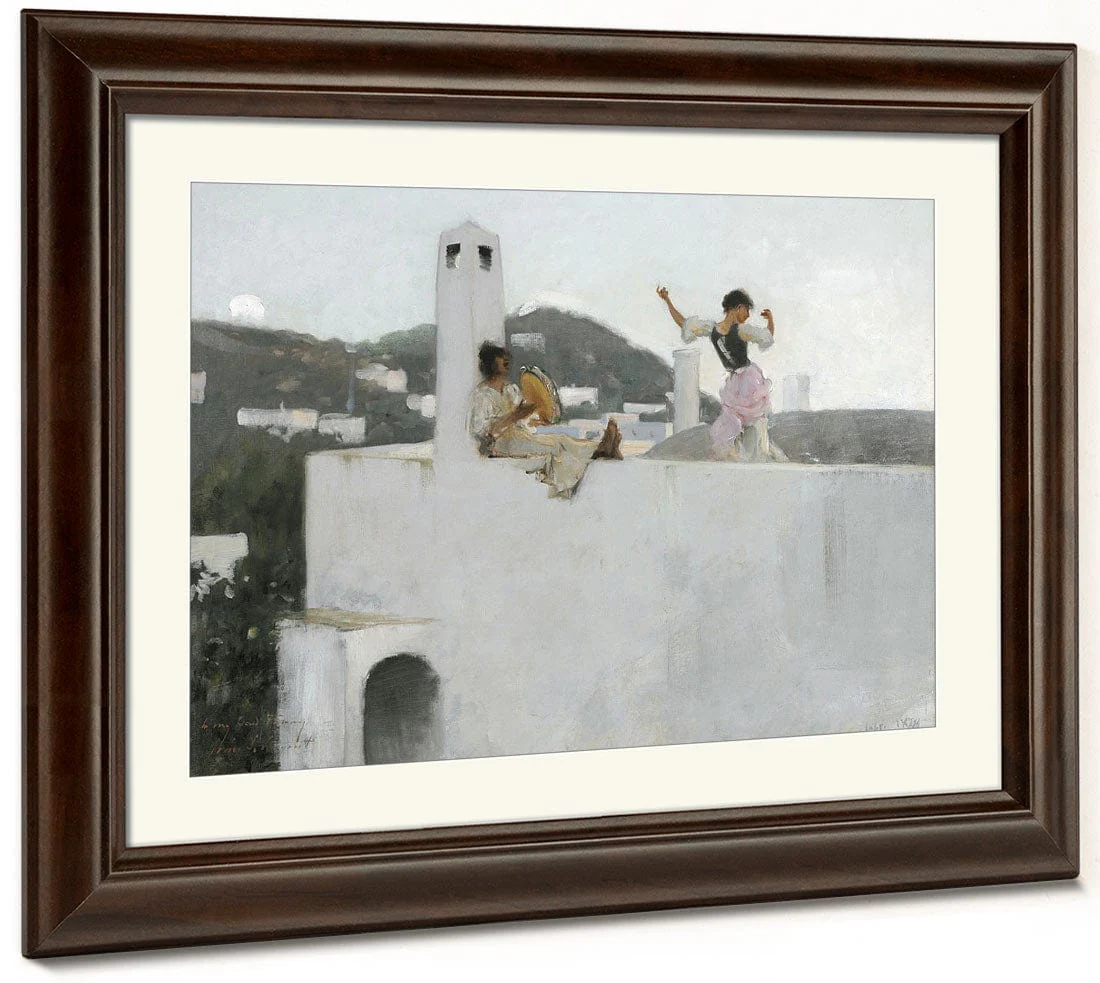 Capri Girl On A Rooftop By John Singer Sargent - Image 5