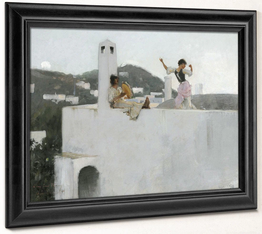Capri Girl On A Rooftop By John Singer Sargent - Image 8