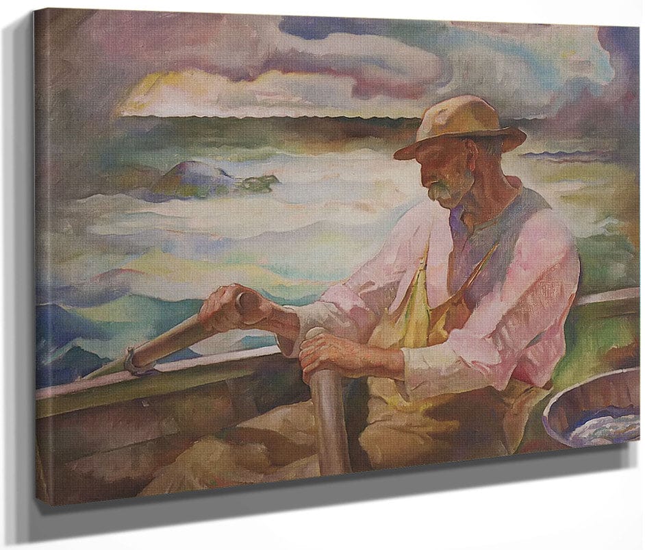 Captain Brown Port Clyde Maine By N.C. Wyeth