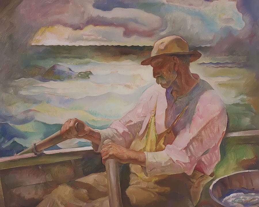Captain Brown Port Clyde Maine By N.C. Wyeth - Image 7