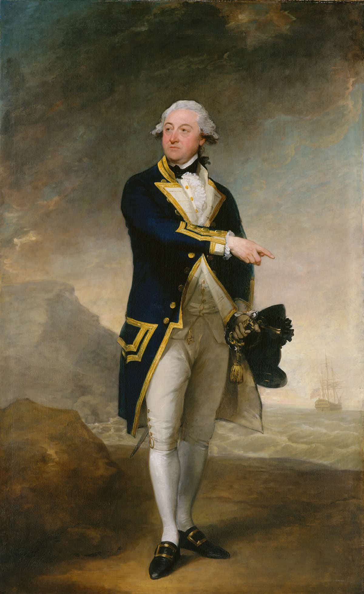 Captain John Gell by Gilbert Stuart - Image 3