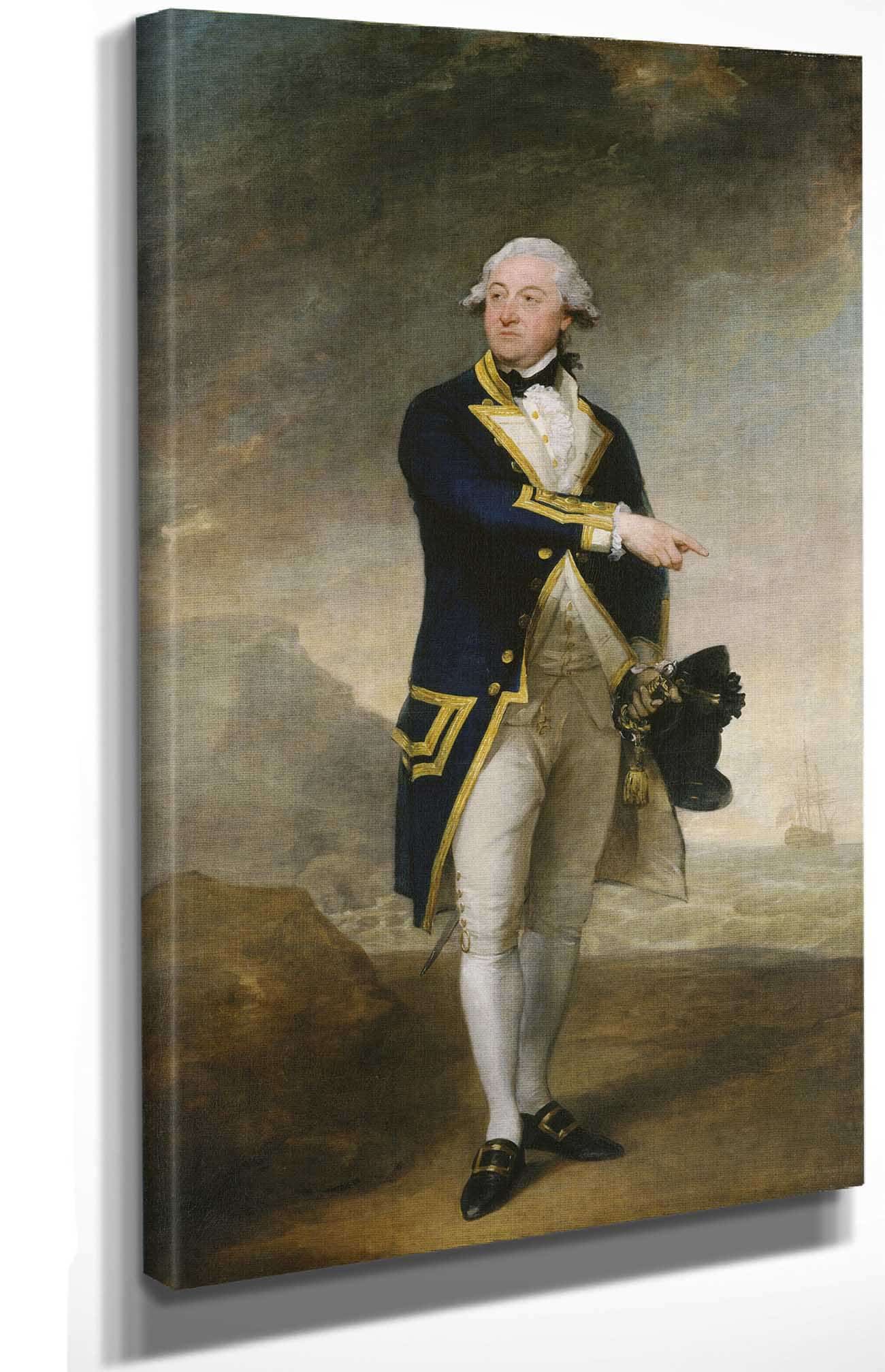 Captain John Gell by Gilbert Stuart - Image 4