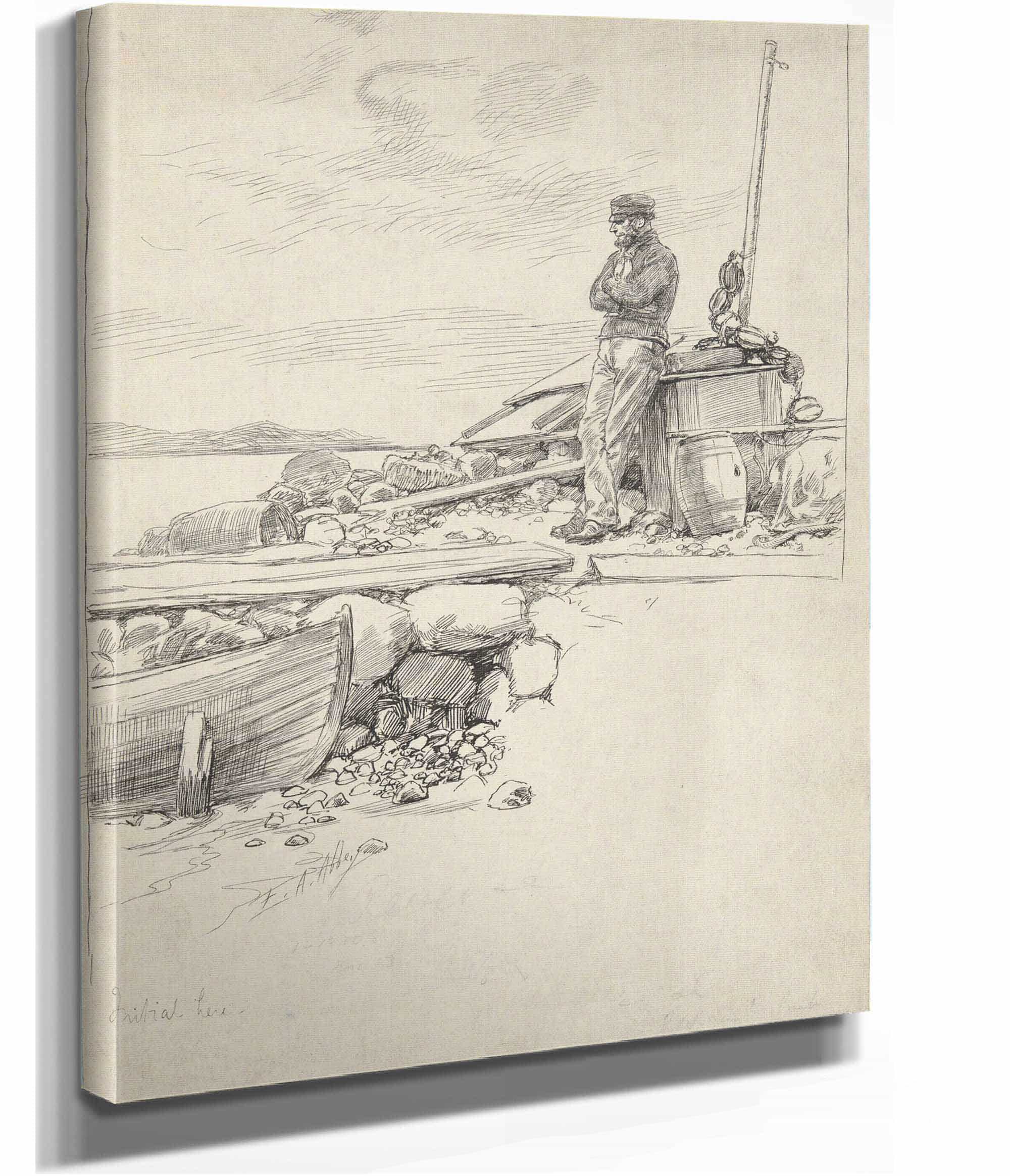 Captain Sandy by Edwin Austin Abbey - Image 2