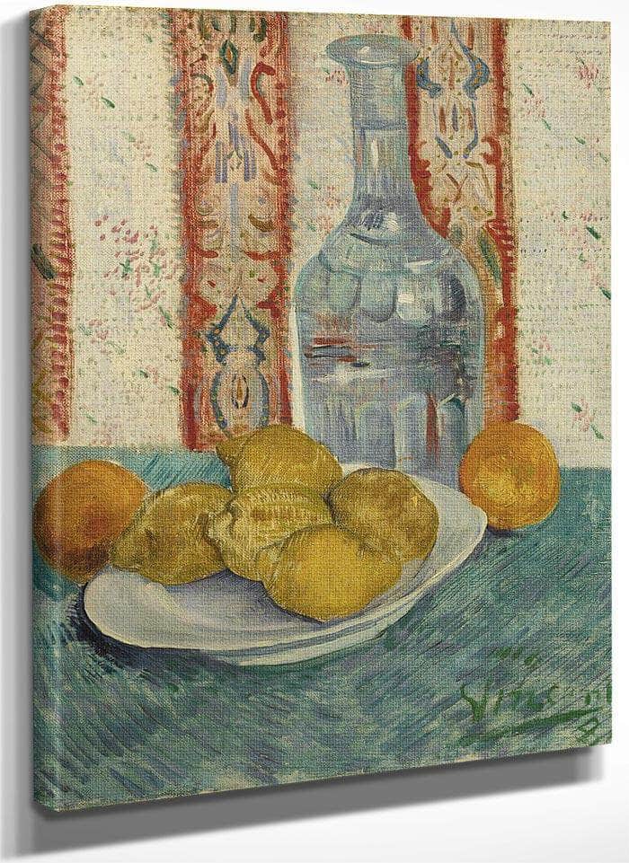 Carafe And Dish With Citrus Fruit By Vincent Van Gogh