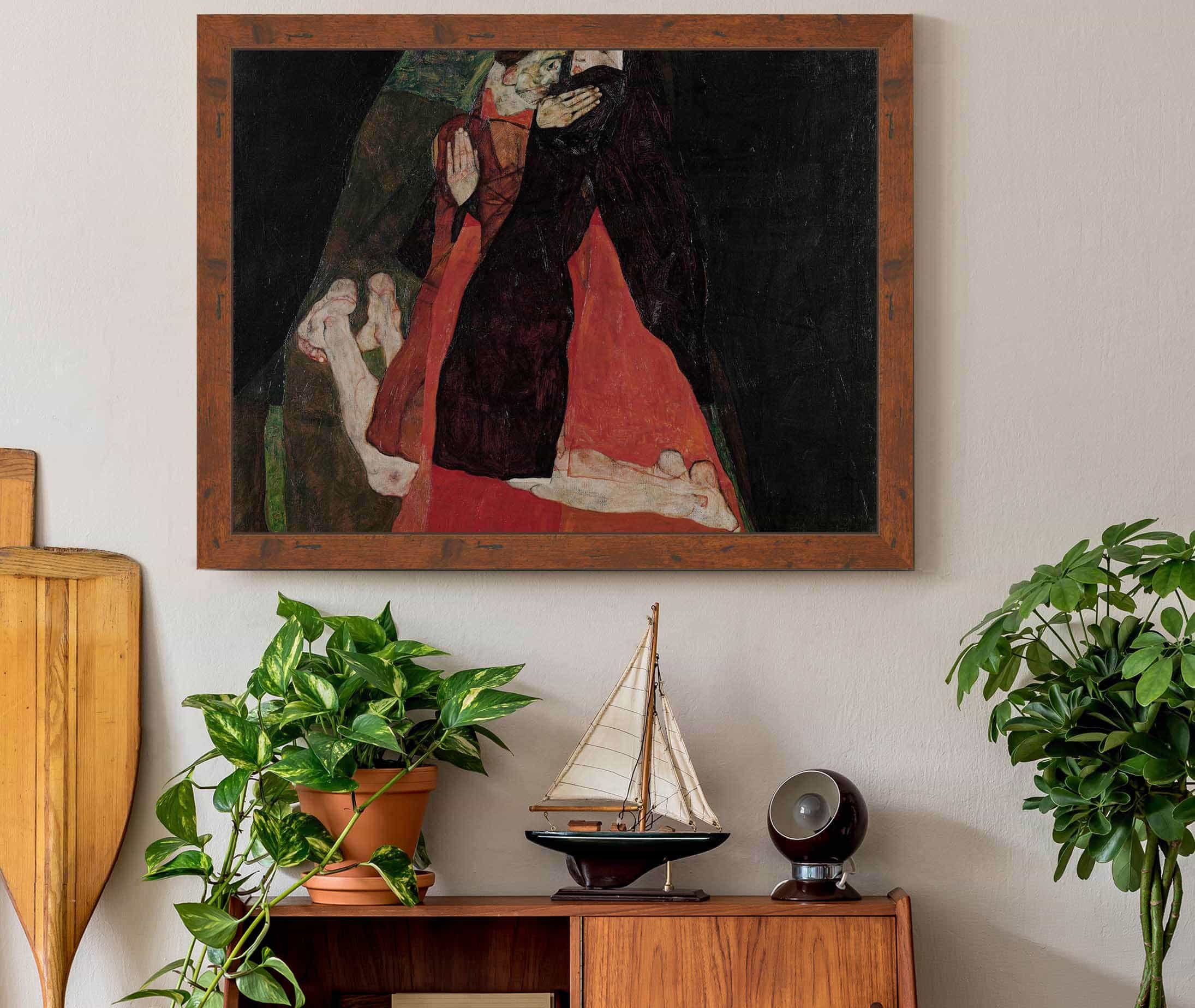 Cardinal And Nun Caress by Egon Schiele - Image 3