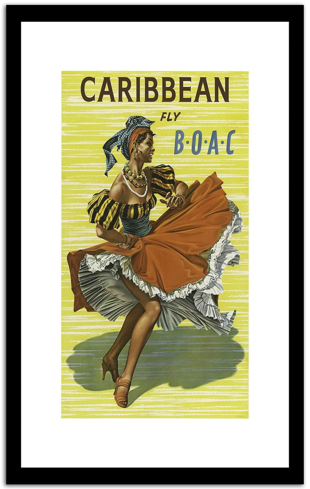 Caribbean Vintage Poster