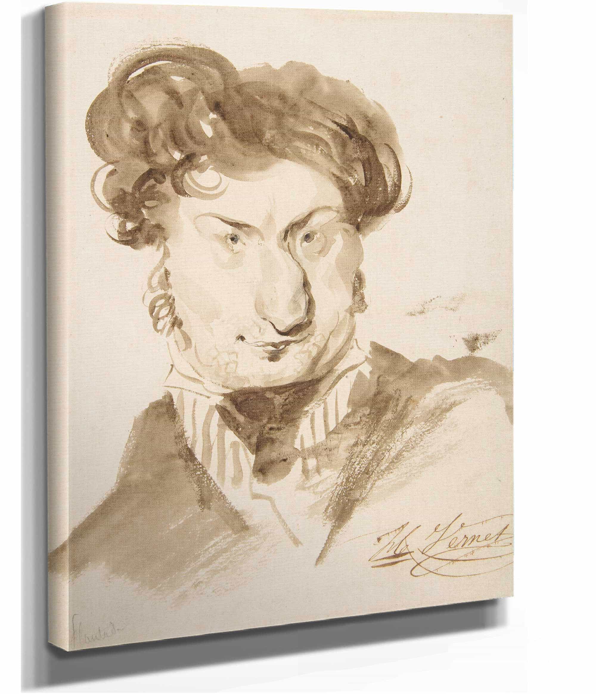 Caricature Of Charles Henri Plantade by Horace Vernet - Image 2