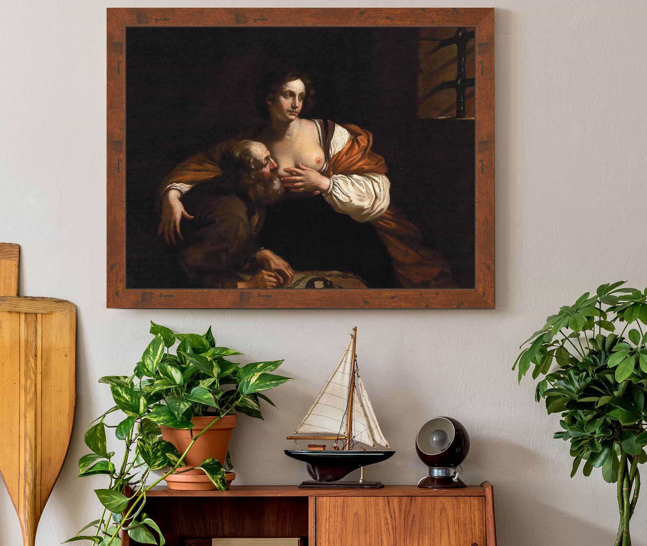 Caritas Romana by Guercino - Image 3