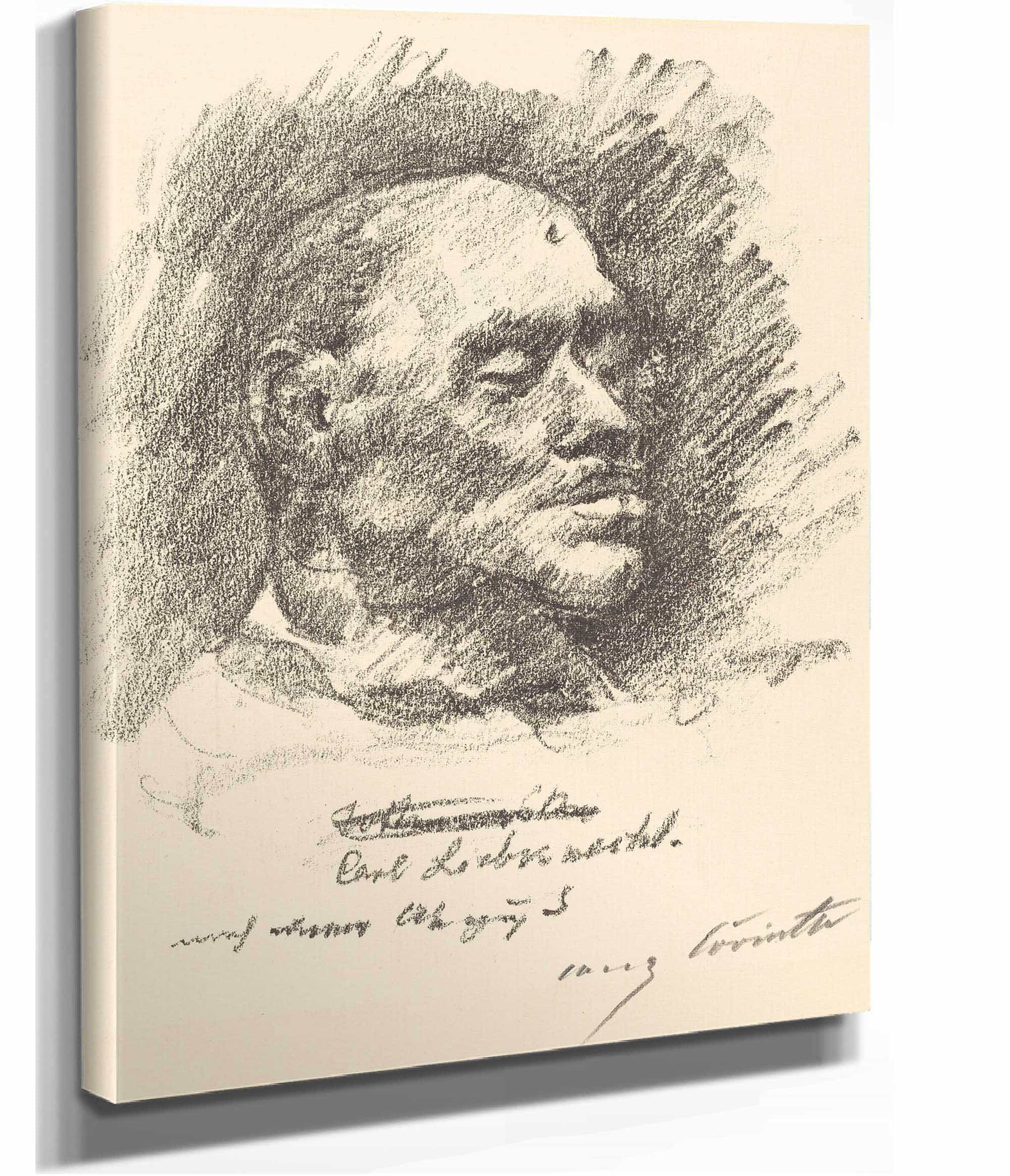 Carl Liebknecht Totenmaske Liebknechts by Lovis Corinth - Image 2