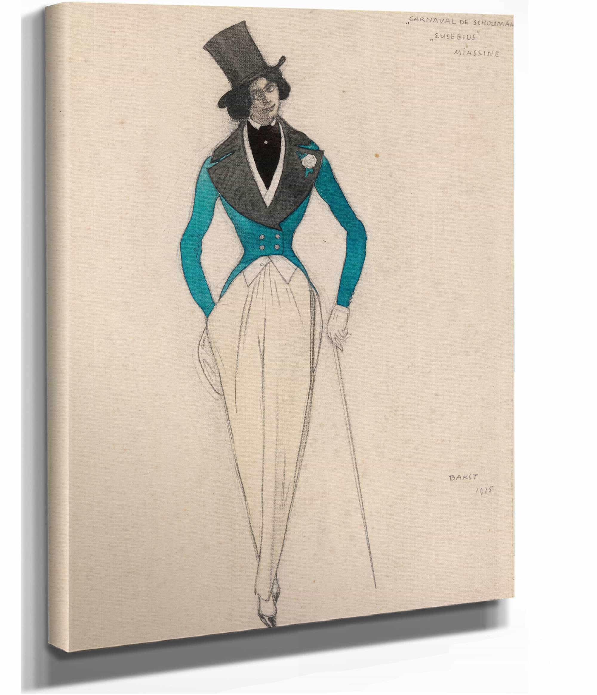 Carnaval De Schoumann by Leon Bakst - Image 2