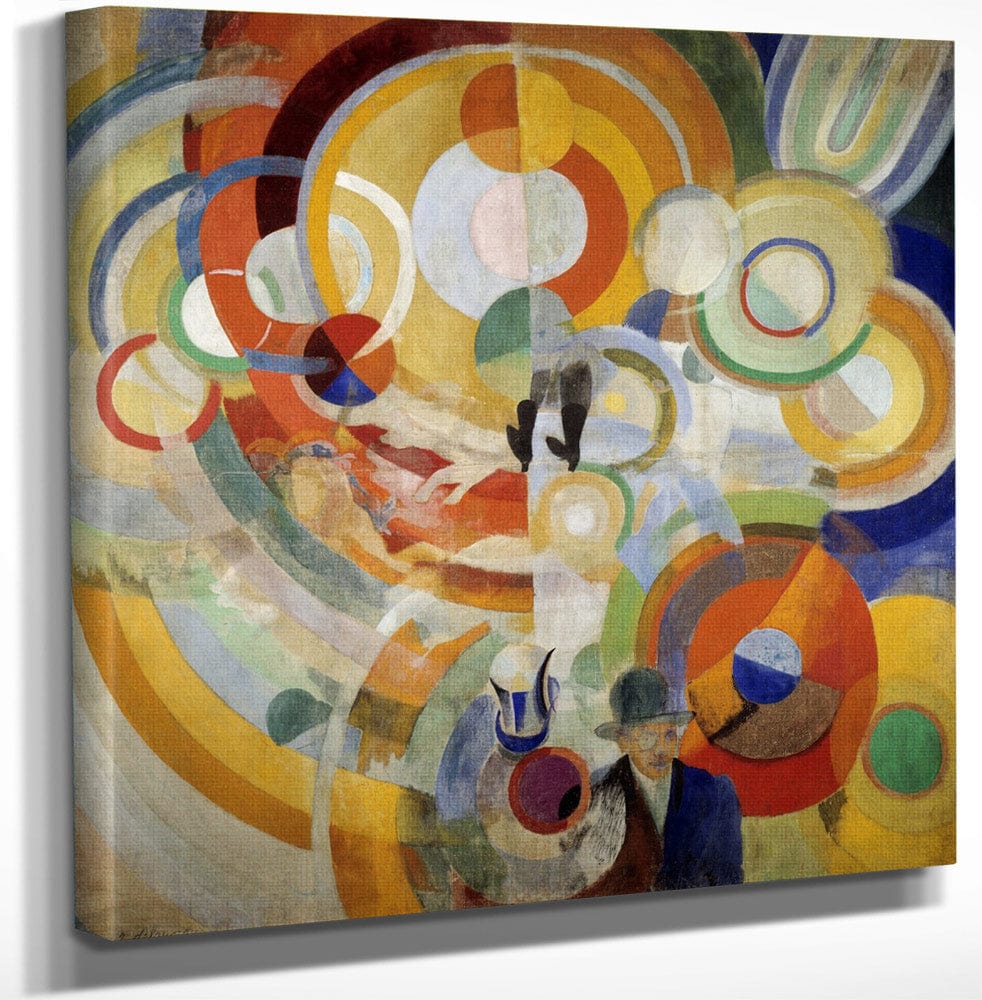 Carousel With Pigs (Or Electric Carousel) By Robert Delaunay