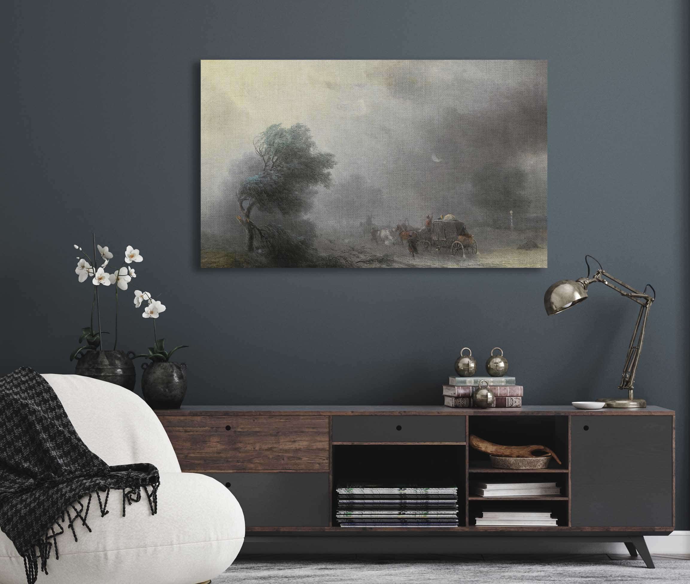 Carriage In A Storm by Ivan Konstantinovich Aivazovsky - Image 5