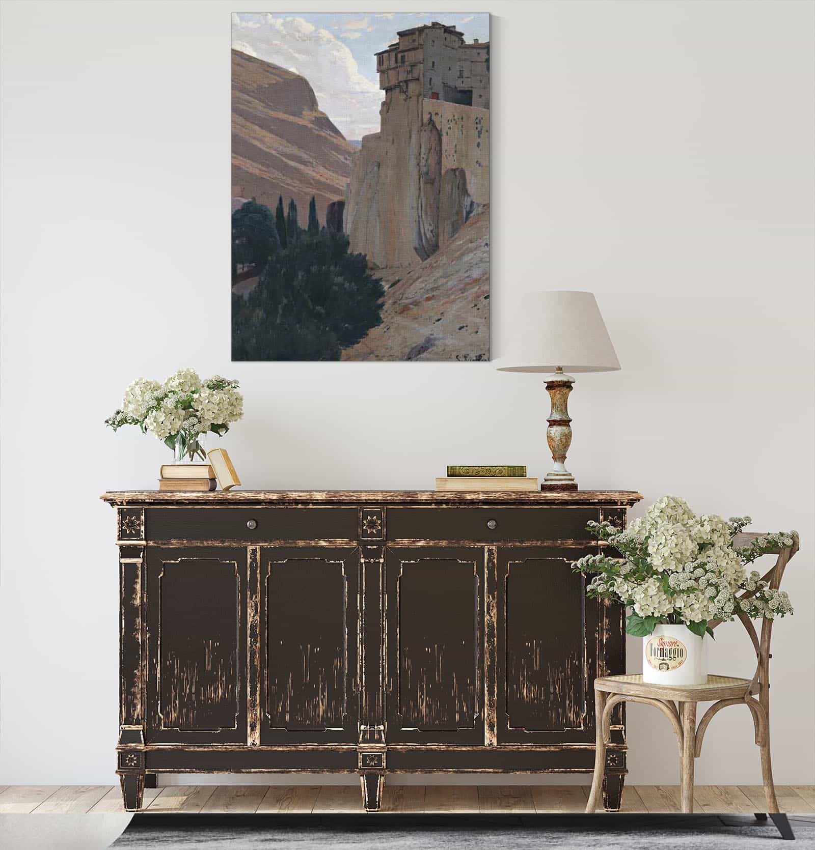 Casas Colgantes Cuenca The Hanging Houses Cuenca by Santiago Rusinol - Image 4