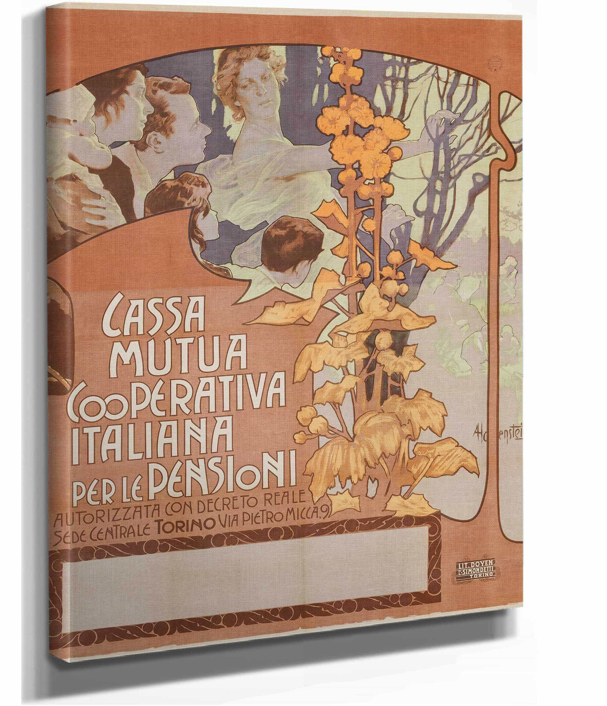 Cassa Nazionale Mutua Cooperativa Per Le Pensioni by Adolfo Hohenstein - Image 2