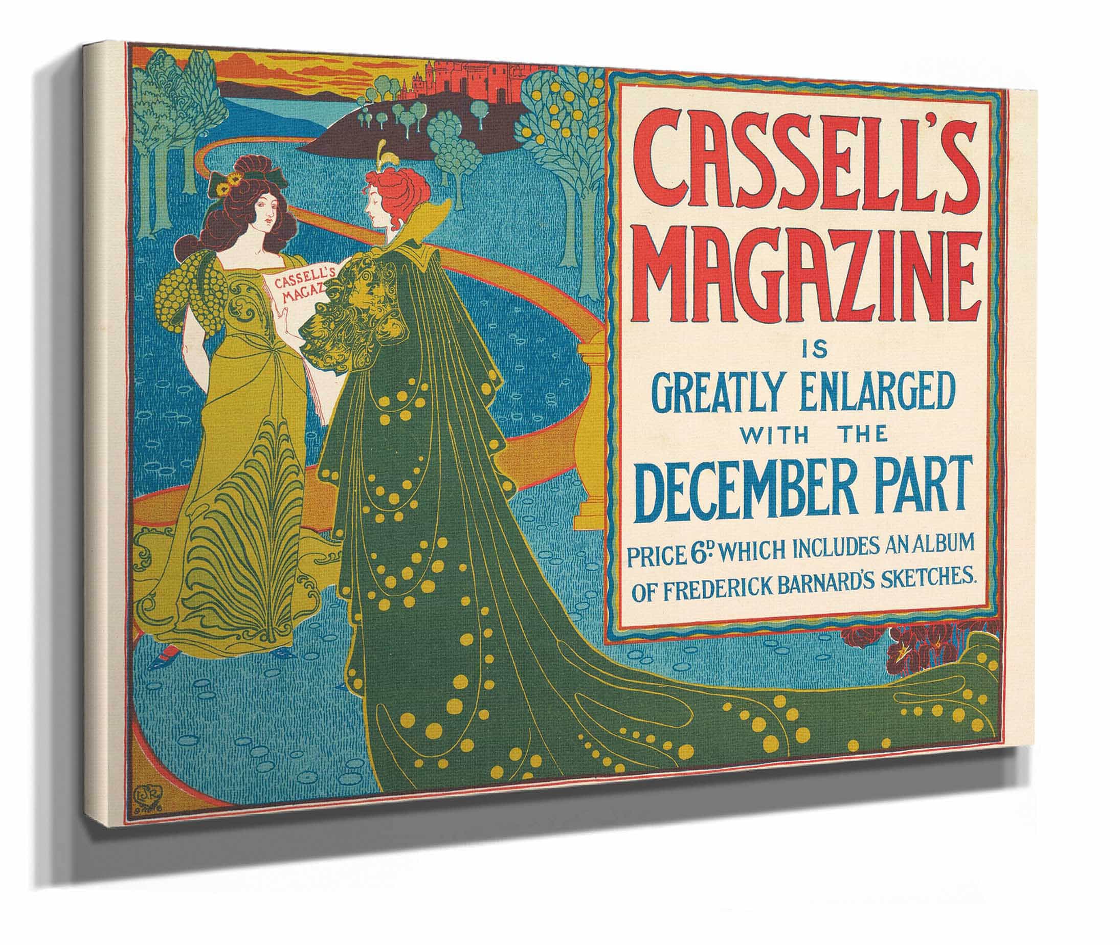 Cassells Magazine December by Louis Rhead - Image 2