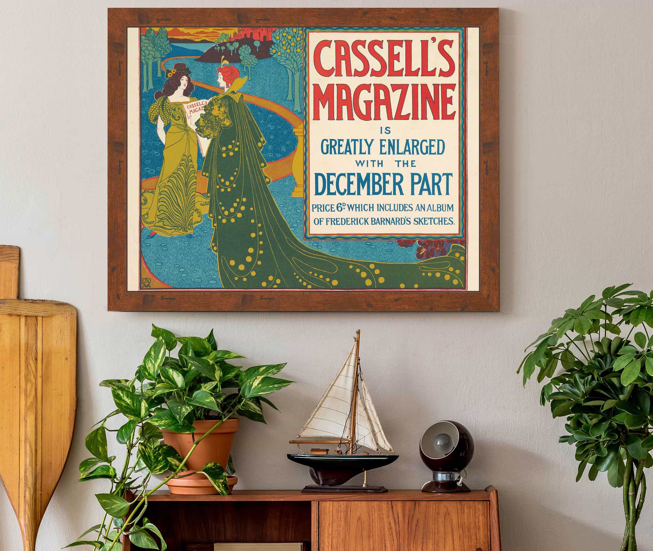Cassells Magazine December by Louis Rhead - Image 3