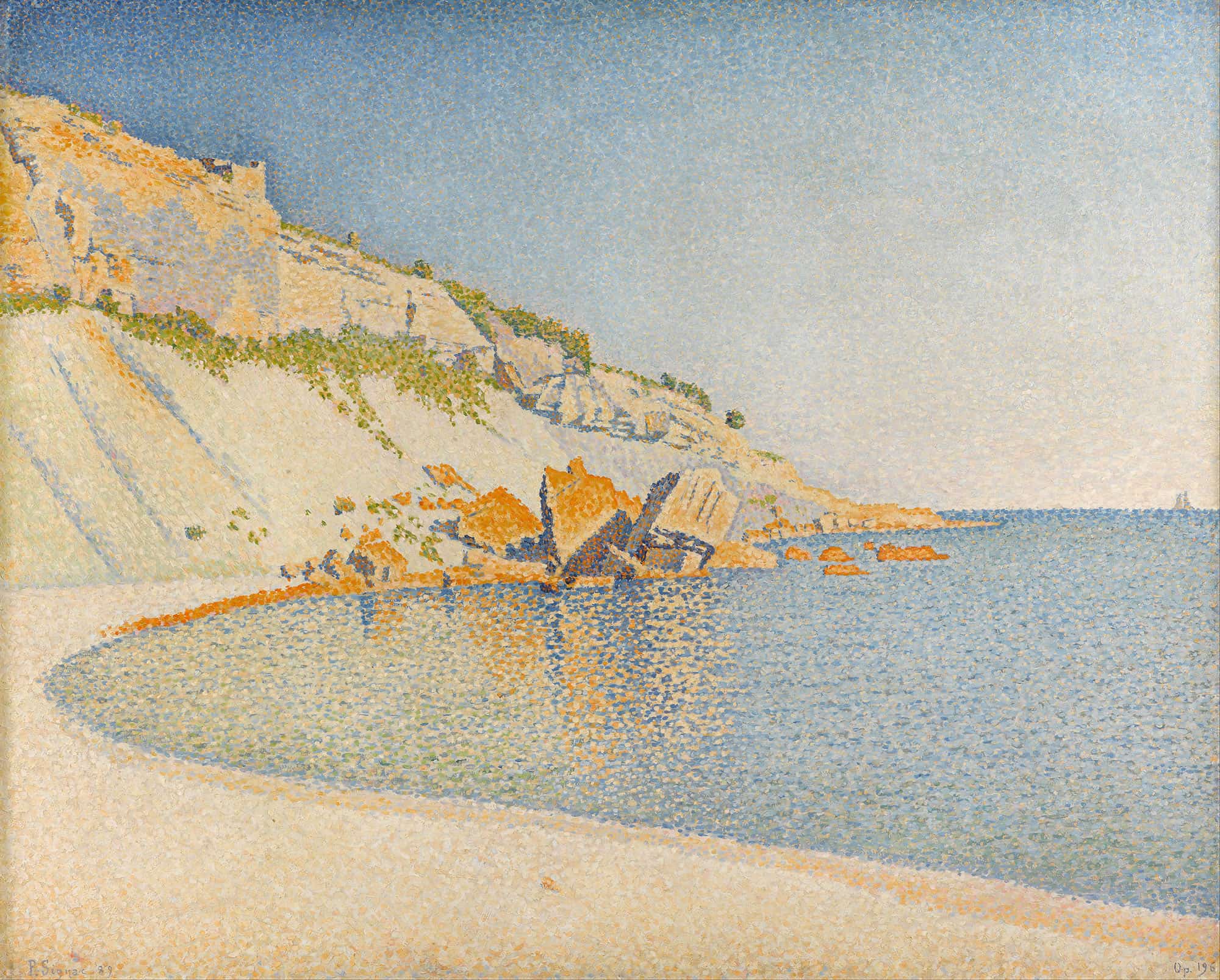 Cassis Cap Lombard Opus by Paul Signac