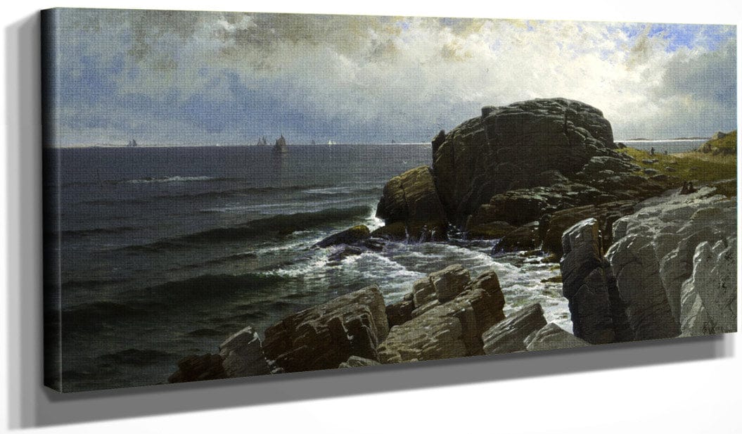 Castle Rock, Marblehead By Alfred Thompson Bricher - Image 3