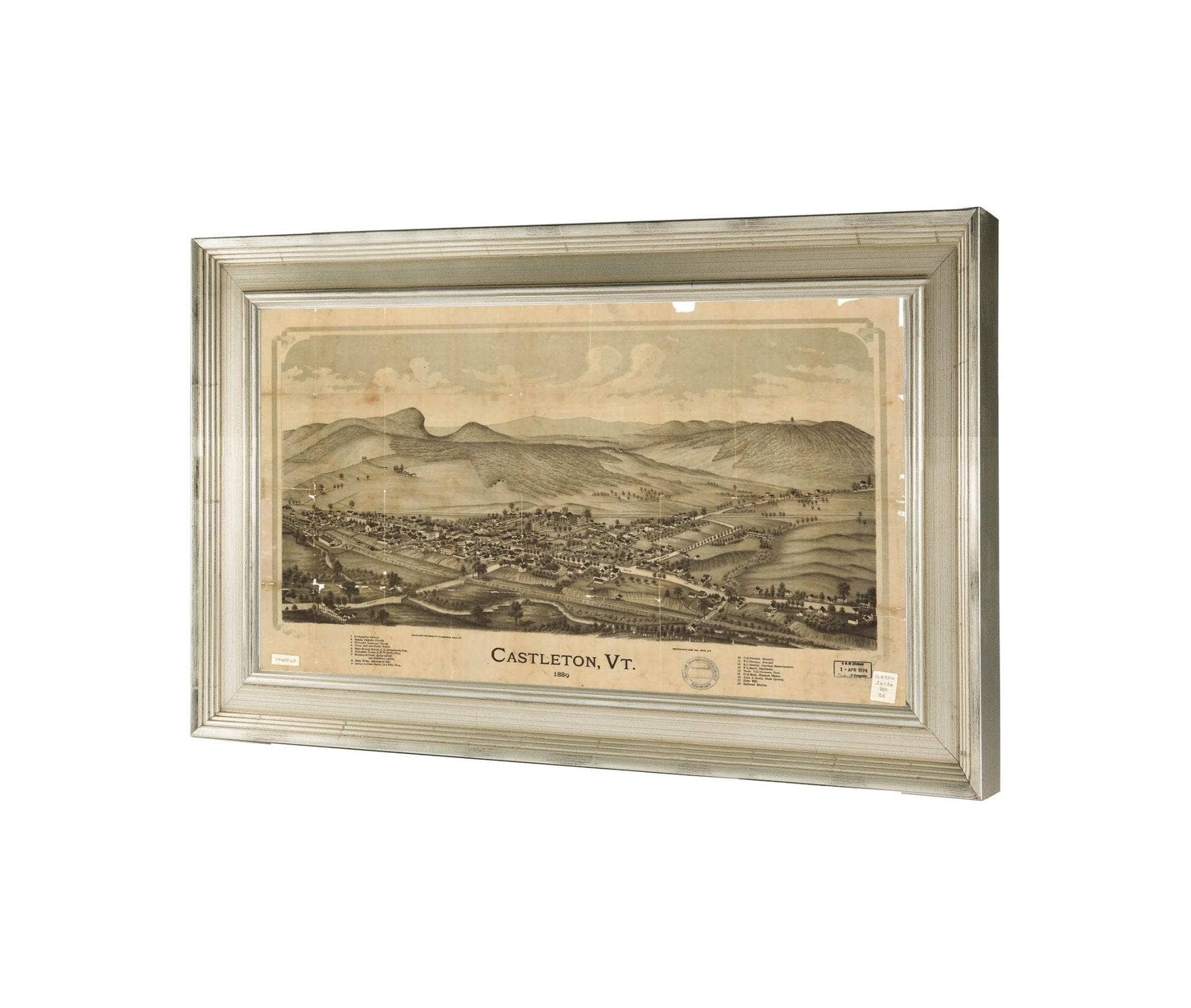 Castleton Vt 1889 State Of Vermont - Image 2