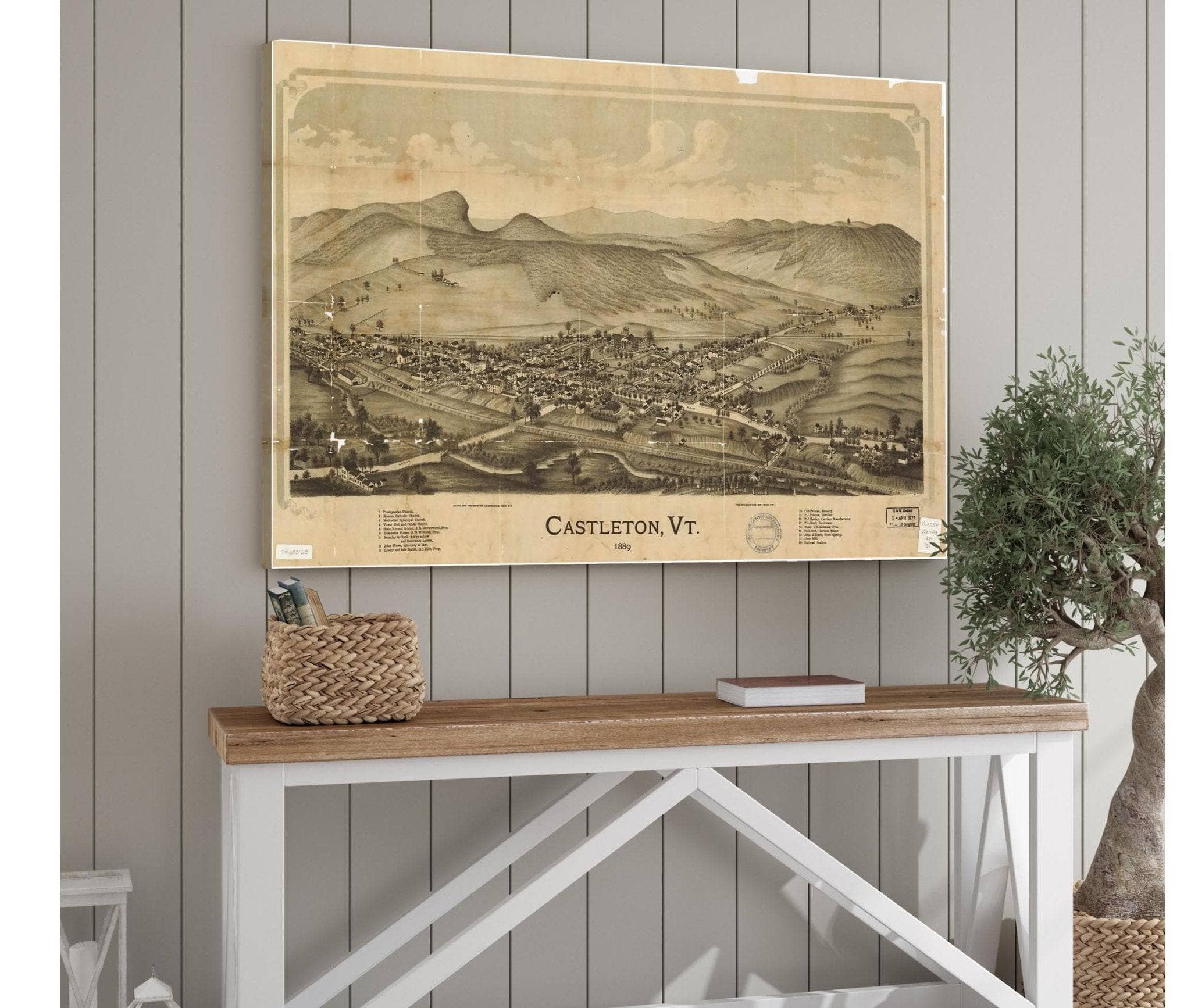 Castleton Vt 1889 State Of Vermont - Image 5