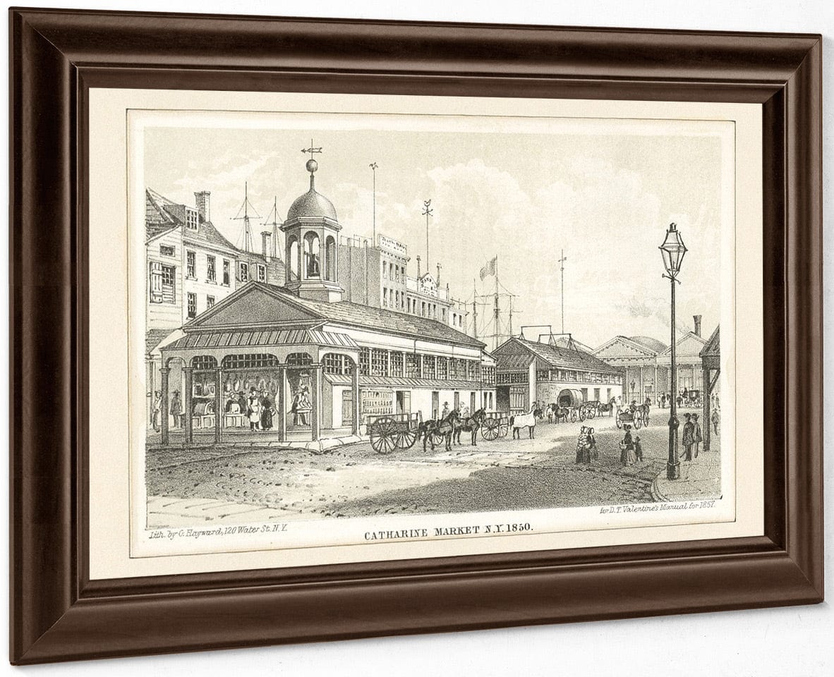 Catharine Market N.Y. 1850 2 By George Hayward - Image 6