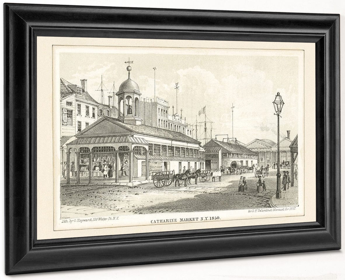 Catharine Market N.Y. 1850 2 By George Hayward - Image 8
