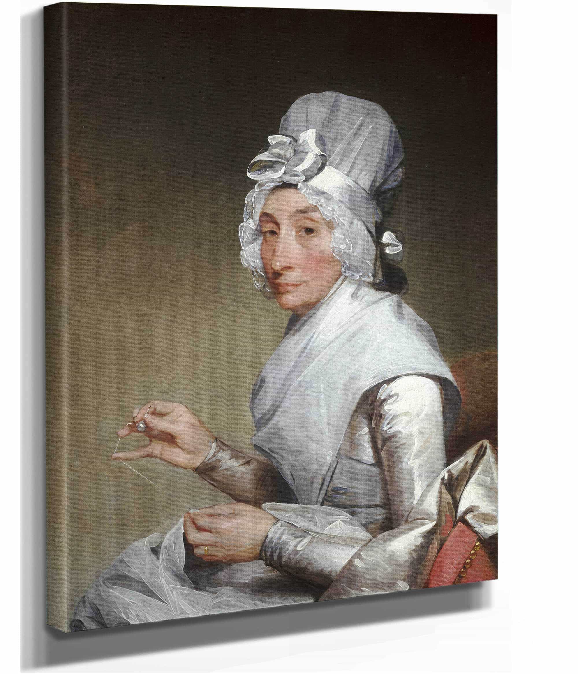 Catherine Brass Yates Mrs Richard Yates by Gilbert Stuart - Image 2