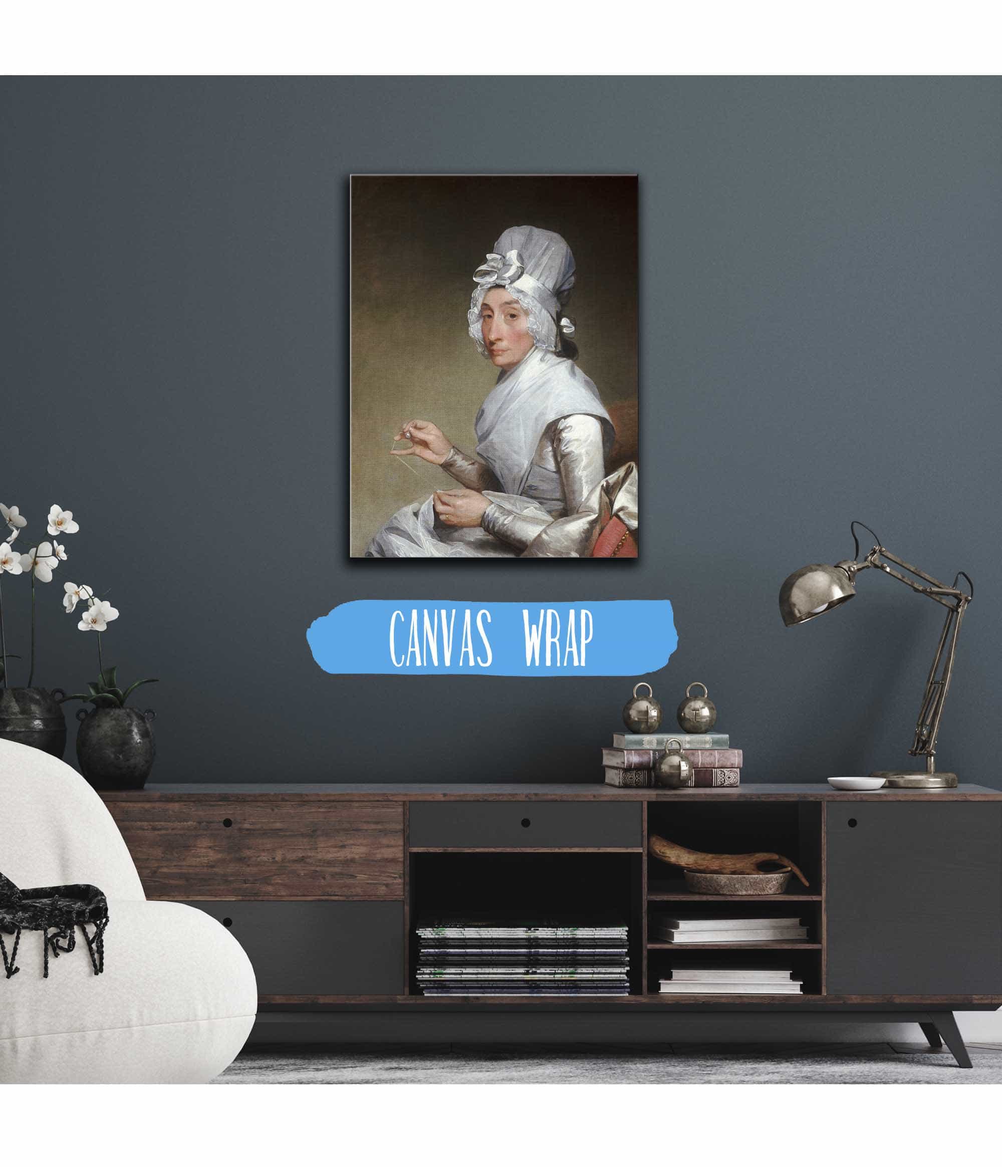 Catherine Brass Yates Mrs Richard Yates by Gilbert Stuart - Image 3