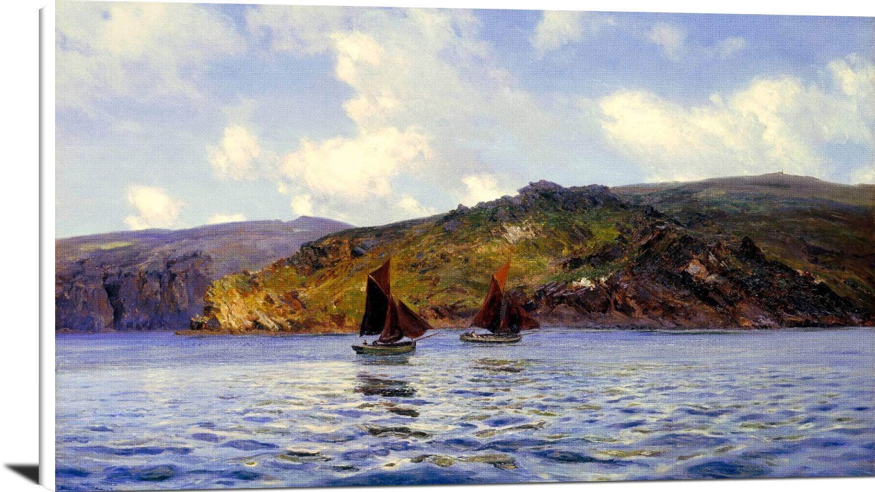 Catspaws Off The Land Painting Henry Moore Canvas Art