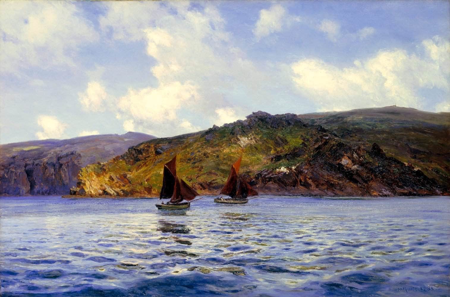 Catspaws Off The Land Painting Henry Moore Canvas Art - Image 5