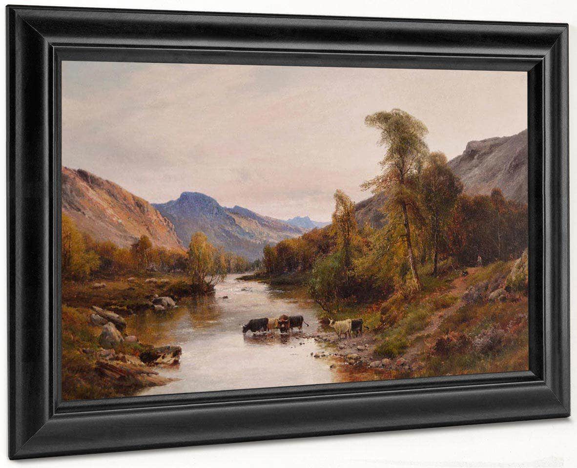 Cattle In The Highlands By Alfred De Breanski - Image 6