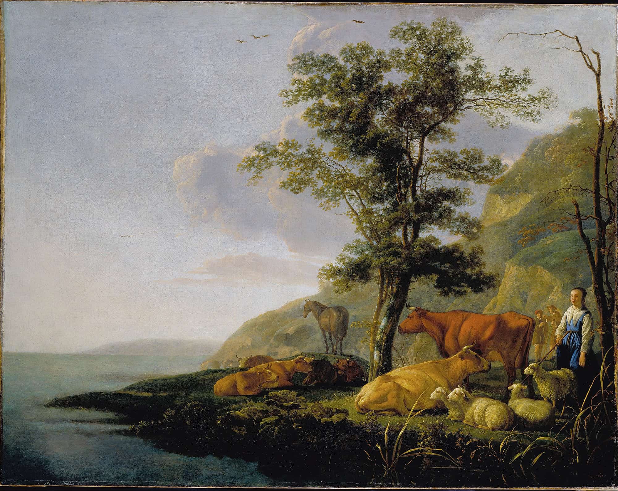 Cattle Near A River by Aelbert Cuyp - Image 2