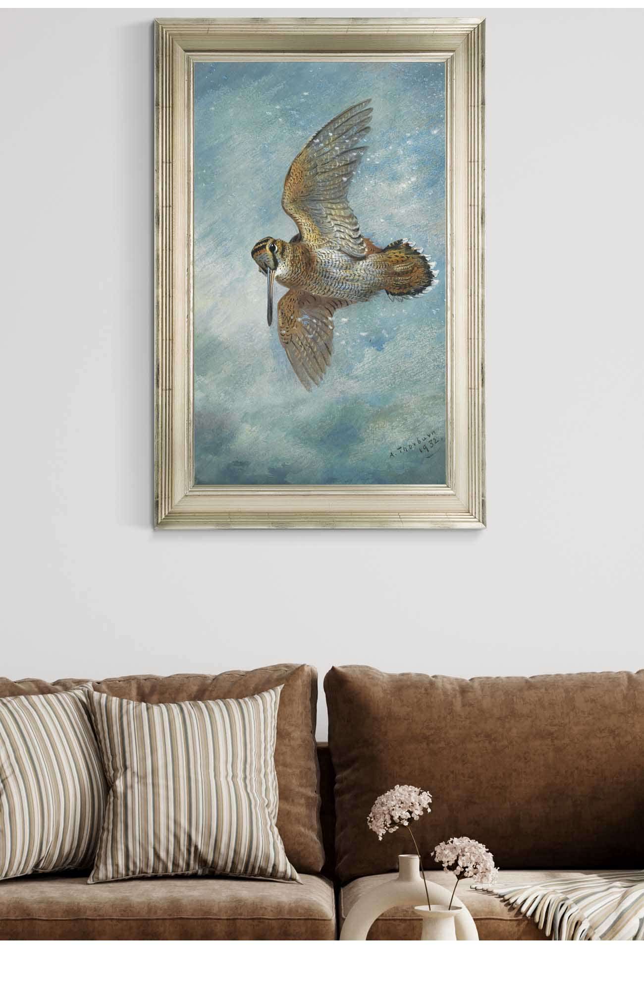 Caught In A Blizzard Woodcock by Archibald Thorburn - Image 5