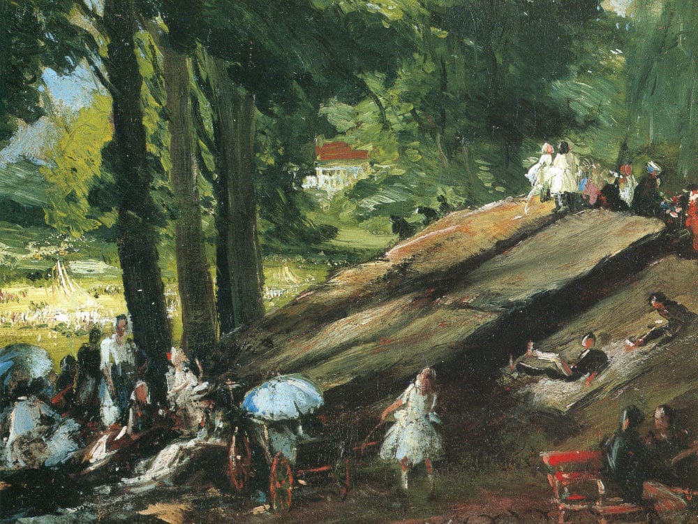 Central Park 1920 By Everett Shinn - Image 7